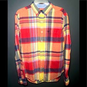 Button Down Flannel Shirt For Men